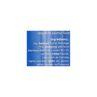 Velouté de Saumon Fumé Bourgain et fils 500g | Soupe de la mer
