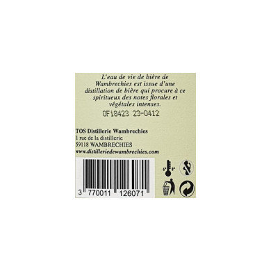 Eau de Vie de Bière 70cl | Vente Eau de Vie Nord