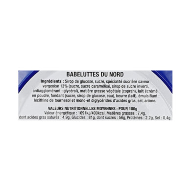 Babeluttes du Nord boite métal 75g | Vente Babelutte du Nord