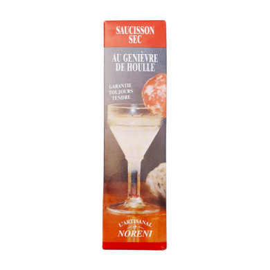 Saucisson sec au Genièvre 150g | Vente Saucisson sec du Nord-Pas-de-Calais