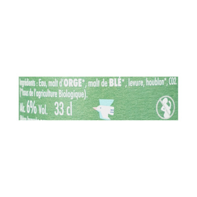 Bière La Bio Jade blonde | Vente bières Ch'ti Nord