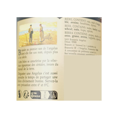 Bière L'Angélus blonde | Ventes Bières Ch'ti Nord