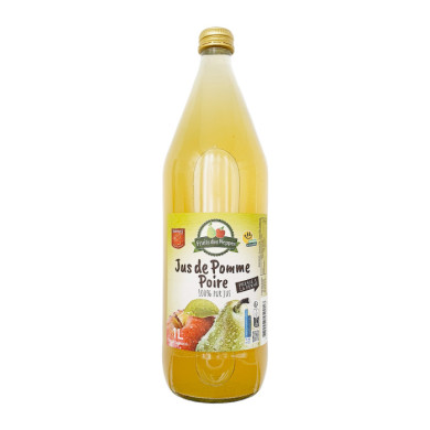 Jus de pomme poire Fruits des Weppes 1L | Vente jus de fruits artisanaux Nord
