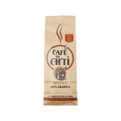 Café du Ch'ti moulu 100% arabica 250g | Vente Café Nord