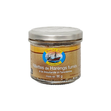 Rillettes de harengs fumés du Nord à la moutarde à l'ancienne | Terrine de poisson