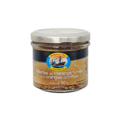 Rillettes de harengs fumés aux oranges confites | Terrine de poisson