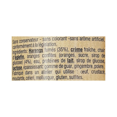 Rillettes de harengs fumés aux oranges confites | Terrine de poisson