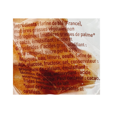 Gaufre Liégeoise authentique 55g | Vente Gaufre du Nord