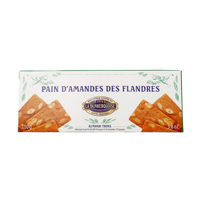 Pain d'amandes La Dunkerquoise | Vente biscuit Nord