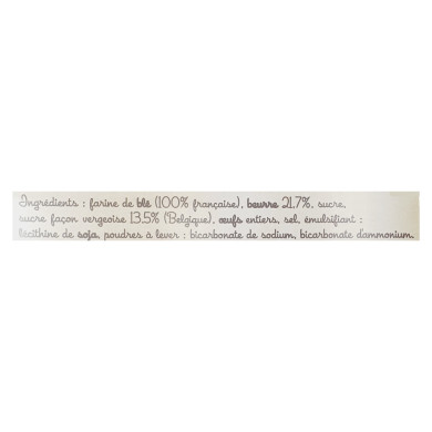 Gaufres fines Pur Beurre à la Vergeoise - boîte métal 900g | Vente Gaufre du Nord
