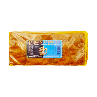 Pain d'épices nature des Flandres 500g | Vente Pain d'épices du Nord