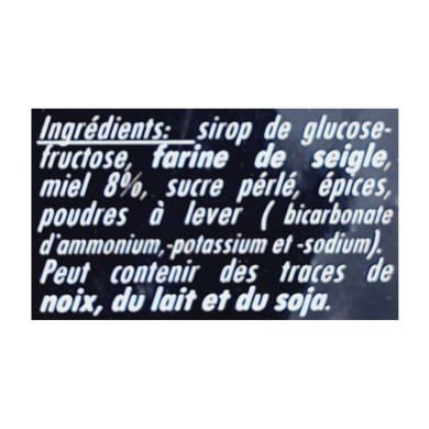 Pain d'épices au sucre des Flandres 500g | Vente Pain d'épices du Nord