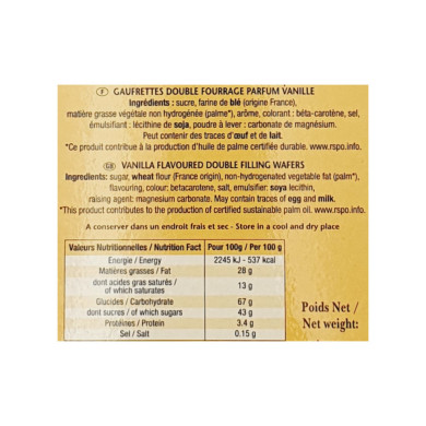 Véritable Ch'ti Gaufrette Amusante 175g | Vente Gaufre du Nord