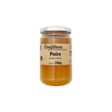 Confiture Poire à la Cassonade 320g | Confiture Artisanale Nord | Confiture fruit