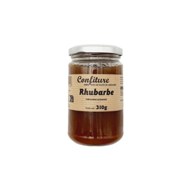 Confiture à la Cassonade Rhubarbe | Confiture Artisanale Nord | Confiture fruit