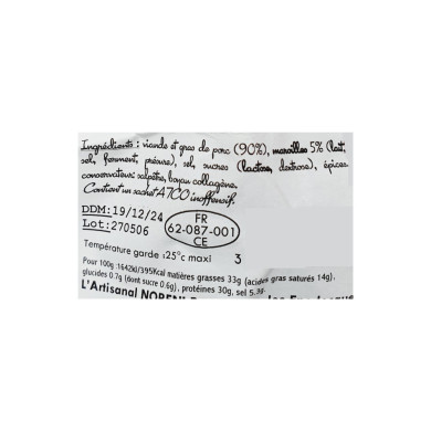 Mini Saucissons Secs Maroilles Apéritif 100g | Vente Saucisson sec du Nord-Pas-de-Calais