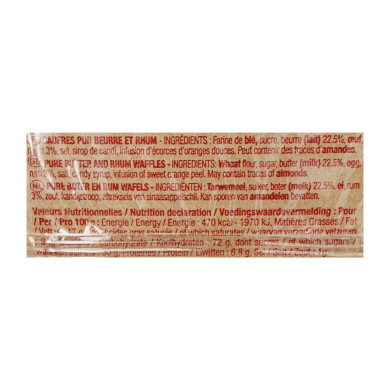 Gaufres Flamandes Rhum Cassonade 175g | Vente Gaufre du Nord