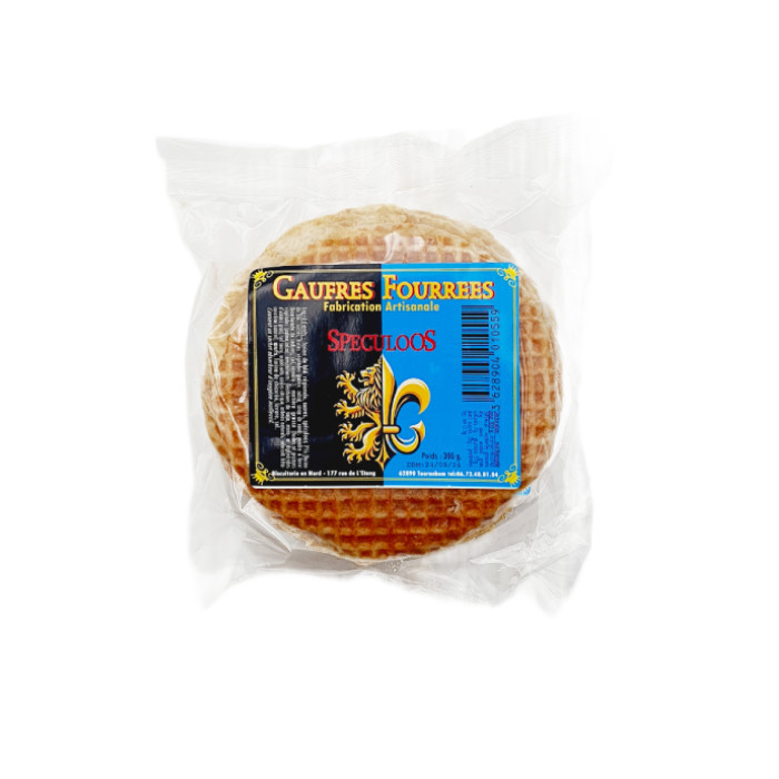 Gaufres Fourrées Spéculoos 300g | Vente Gaufres fourrées du Nord