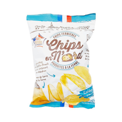 Chips en Nord salées 125g | Vente Chips Apéritifs du Nord