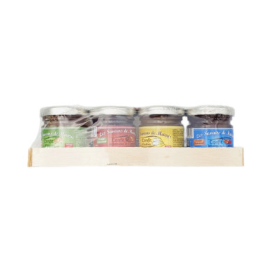 Coffret 4 confits 4x40g | Vente en ligne de coffrets confits