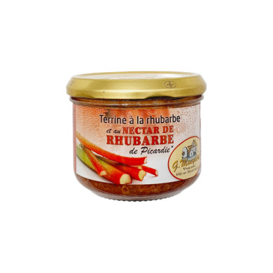 Terrine à la Rhubarbe de Picardie 200g | Vente Terrine et Pâté Nord