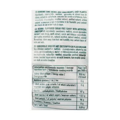 Pastille du Mineur sans Sucre 100g | Vente Pastille du Mineur du Nord
