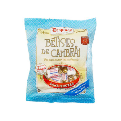 Bêtises de Cambrai à la Menthe sans sucres 150g | Vente Bêtise de Cambrai