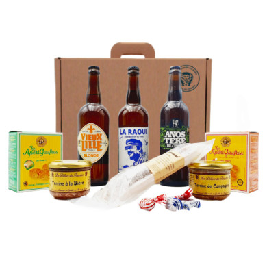 Coffret cadeau Ch'ti Apéro Foot | Vente de paniers garnis Nord