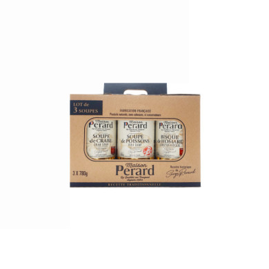 Coffret 3 soupes classiques Pérard | Vente de panier garni Nord