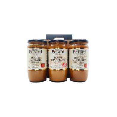 Coffret 3 soupes classiques Pérard | Vente de panier garni Nord