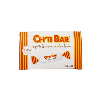 Ch'ti Bar de caramel au beurre du Nord 80g | Vente Confiseries du Nord