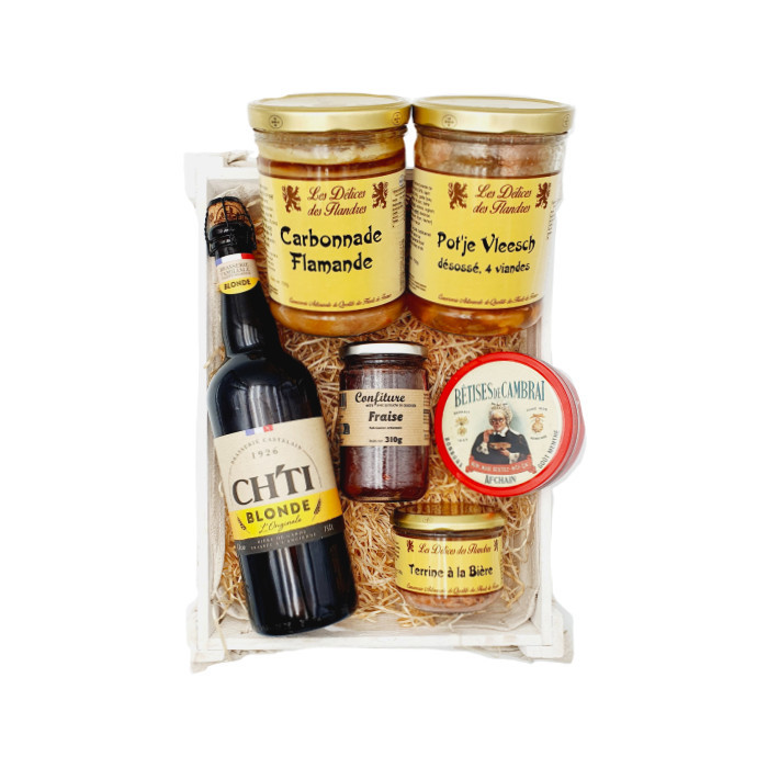 Panier Cadeau "Le Gourmet" | Panier Garni Nord | Coffret Cadeau Nord | Panier Cadeau Nord | Panier Garni Ch'ti