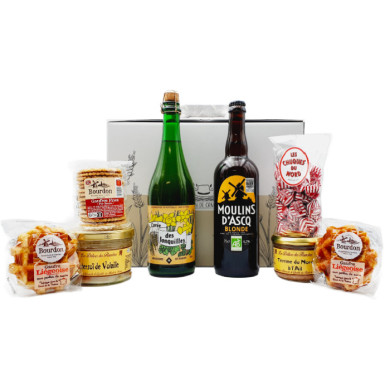 Valisette Nord Bonheur plein chin coeur | Vente coffret gourmand Nord