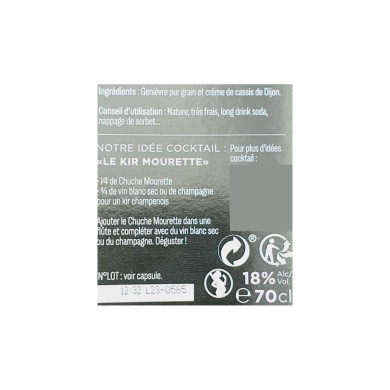 Chuche Mourette 18% 70cl | Vente Boisson alcool Nord
