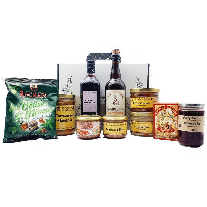 Panier Cadeau du Mineur | Panier Garni Nord | Coffret Cadeau Nord | Panier Cadeau Nord | Panier Garni Ch'ti