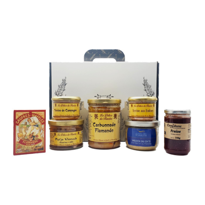 Panier Cadeau "Spécialités du Nord" | Panier Garni Nord | Coffret Cadeau Nord | Panier Garni Ch'ti