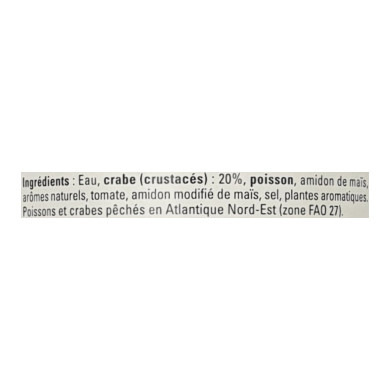 Soupe de crabe Pérard 780g | Soupe de poisson