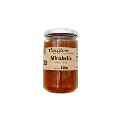 Confiture à la Cassonade Mirabelle | Confiture Artisanale Nord | Confiture fruit
