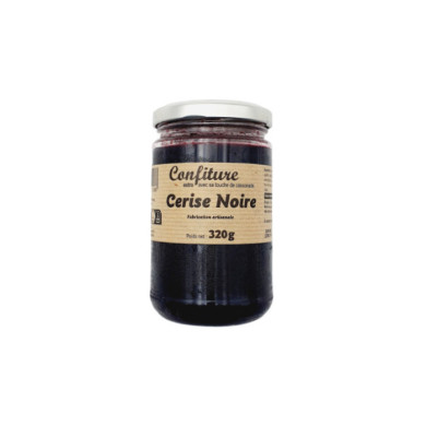 Confiture à la Cassonade Cerise Noire | Confiture Artisanale Nord | Confiture fruit
