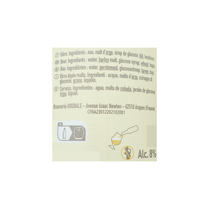 Bière Triple Secret des Moines | Vente bières Ch'ti Nord