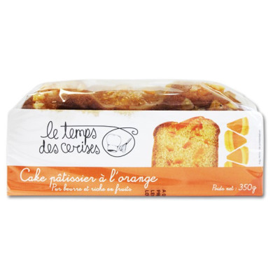 Cake pâtissier à l'orange 350g | Vente Cake Pâtissier du Nord