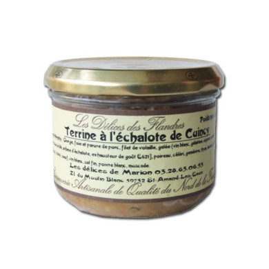 Terrine à l'échalote de Cuincy 200g | Terrine Nord | Pâté Nord