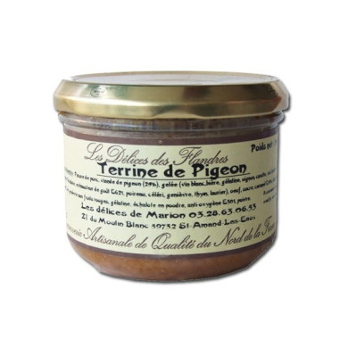 Terrine de Pigeon 200g | Vente Terrine et Pâté Nord