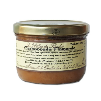 Carbonnade Flamande 380g | Plats Cuisinés Nord | Plats Cuisinés Chti | Plat Nord