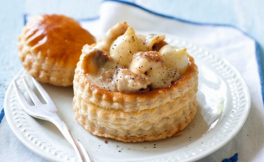 Recette Bouchées à la Reine au Maroilles