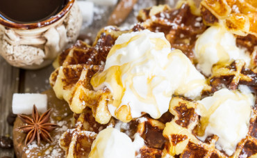 Recette Gaufres à la bière et chantilly de Speculoos