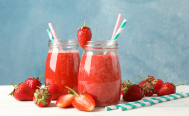 Recette Smoothie Fraise et Rhubarbe