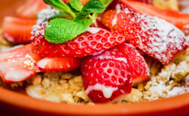 Recette Crumble de fraises aux spéculoos 